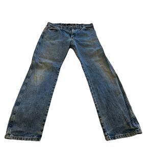 Wrangler Jeans Men 36x34 George Strait Cowboy Cut Original Fit Medium Wash Denim